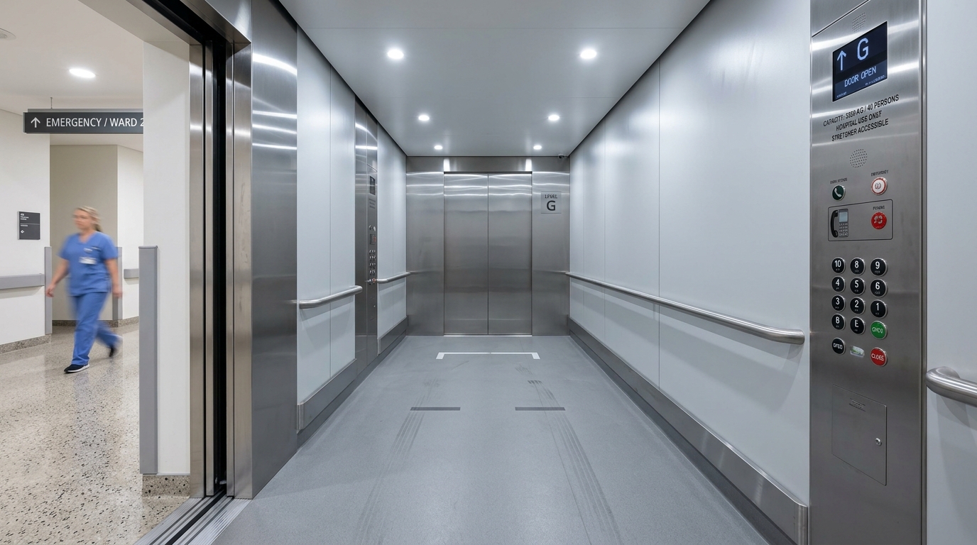 Hospital Elevator Detail